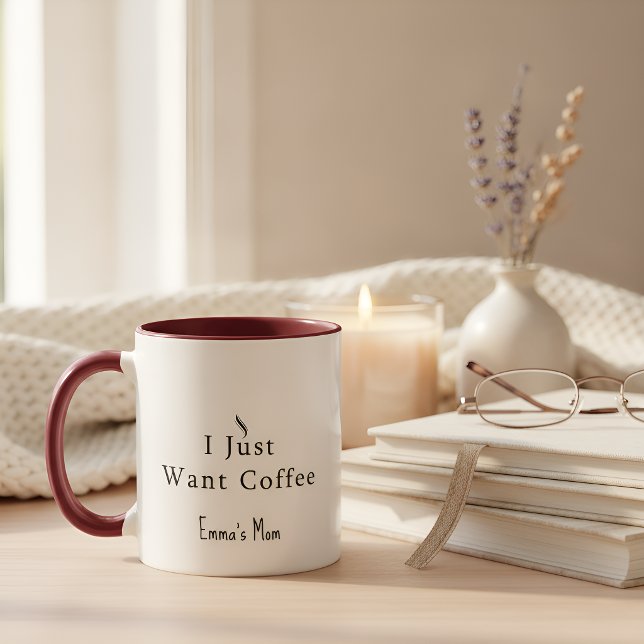 Personalised Coffee Mum Mug | Custom Baby Name Mug (Creator Uploaded)
