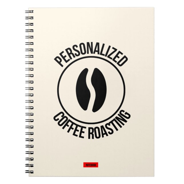 Personalised Coffee Roasting Notebook (Front)