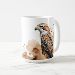 Personalised coffee stained hawk - Coffee Addicts Coffee Mug