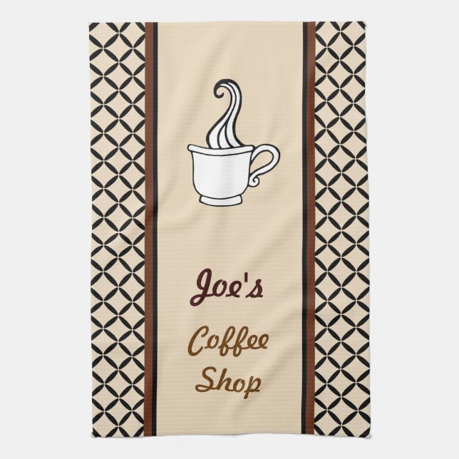 Personalised Coffee Towel (Vertical)