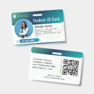 Personalised College University Student Photo ID Badge