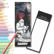 Personalised COLOR IT & DRAW Bigfoot