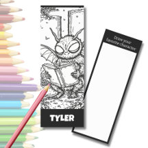Personalised COLOR IT & DRAW Mothman