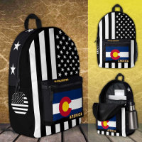 Personalised Colorado Flag bag, American Flag