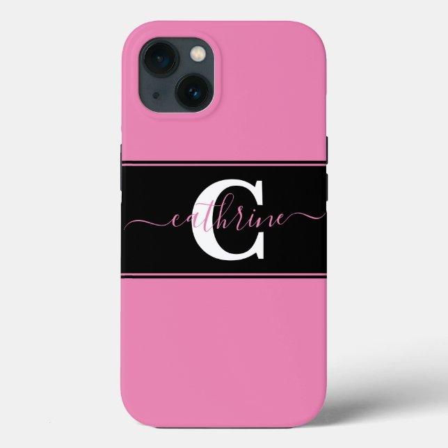Personalised colorblock  Case-Mate iPhone case (Back)