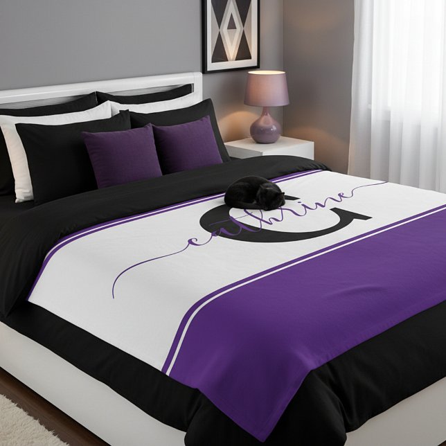 Personalised colorblock  fleece blanket (Creator Uploaded)