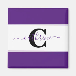 Personalised colorblock magnet