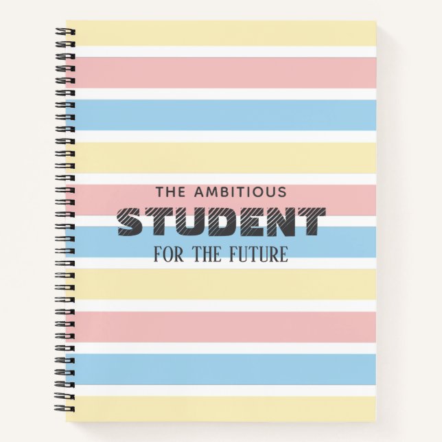 Personalised Colorblock Notebook (Front)