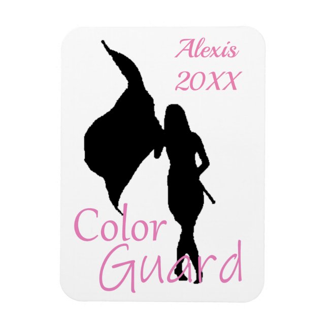 Personalised Colour Guard Magnet (Vertical)