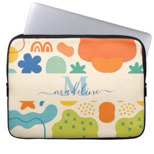 Personalised Colour Splash Abstract Laptop Sleeve