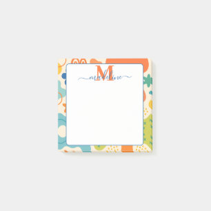 Personalised Colour Splash Abstract Post-it® Notes