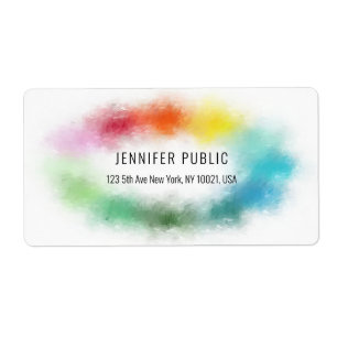 Personalised Colourful Abstract Modern Template