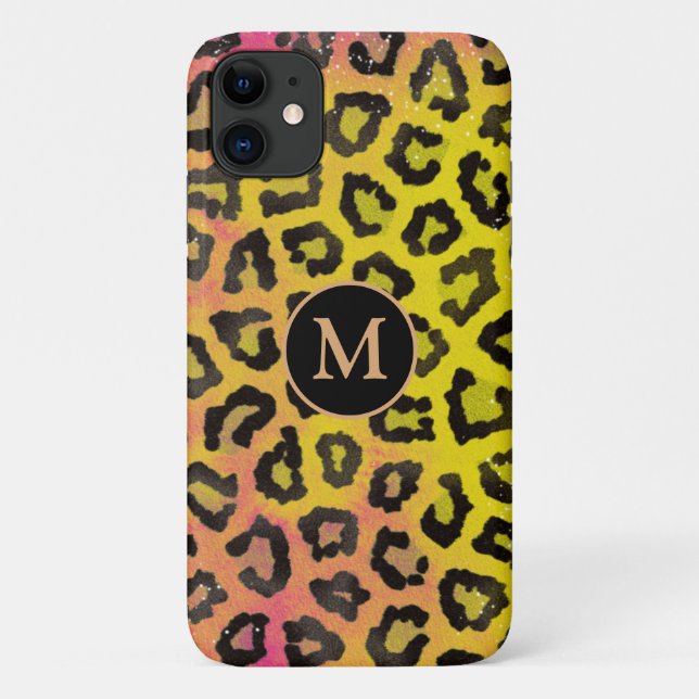 Personalised Colourful Animal Print Case-Mate iPhone Case (Back)