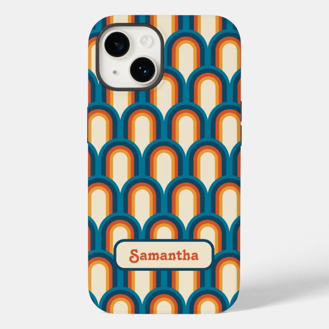 Personalised Colourful Arch Rainbow Pattern Case-Mate iPhone Case (Back)