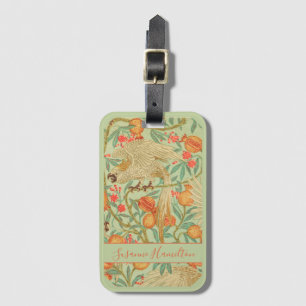 Personalised Colourful Bird Luggage Tag