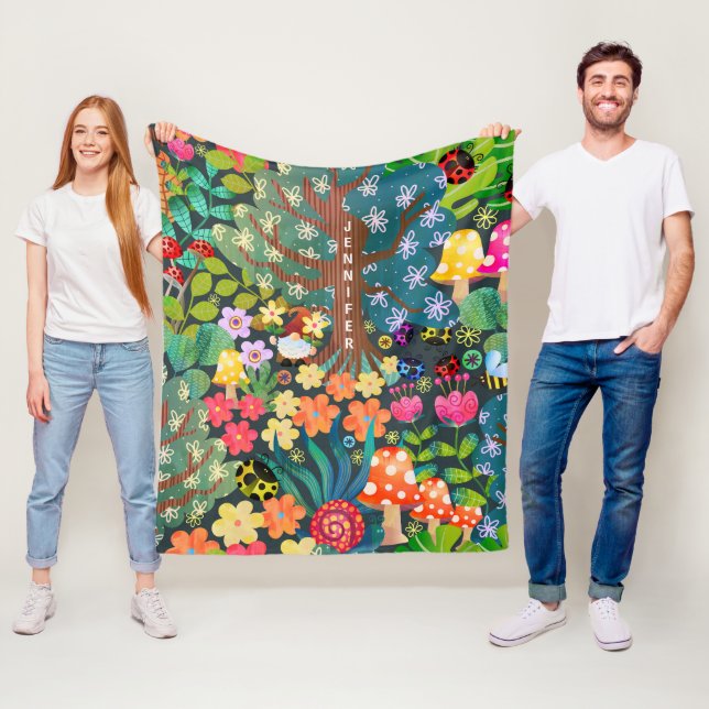 Personalised Colourful Blanket for Kids (In Situ)