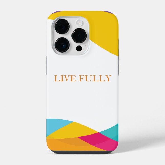 Personalised Colourful Geometric Case Iphone (Back)