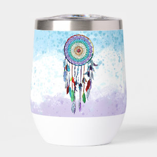 Personalised Colourful Hand Drawn Dreamcatcher