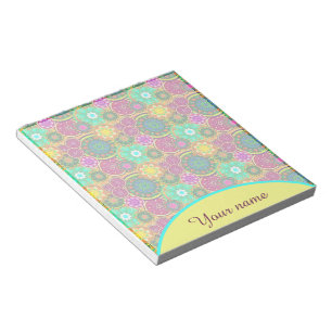 Personalised Colourful Mandalas Notepad