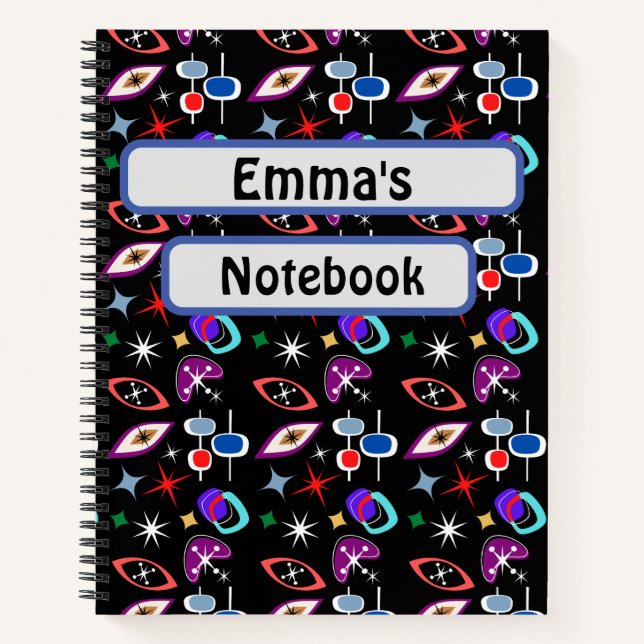 Personalised Colourful Notebook (Front)