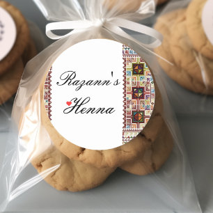 Personalised Colourful Palestinian Henna Sticker