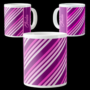 Personalised Colourful Pattern                  Large Coffee Mug