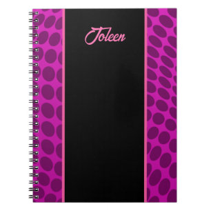 Personalised Colourful Pattern No Notebook