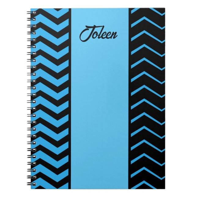 Personalised Colourful Pattern                  No Notebook (Front)