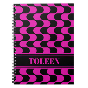 Personalised Colourful Pattern Not Notebook