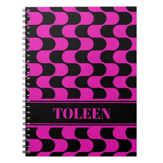 Personalised Colourful Pattern                 Not Notebook (Front)