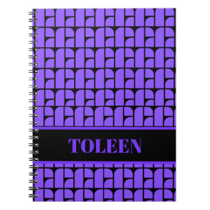 Personalised Colourful Pattern Not Notebook