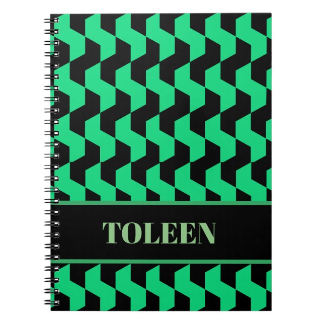 Personalised Colourful Pattern                 Not Notebook (Front)