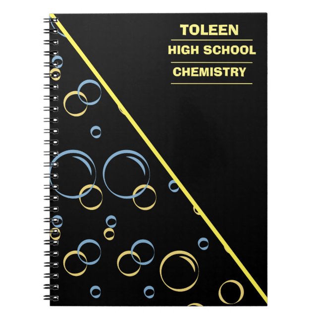 Personalised Colourful Pattern                  Notebook (Front)