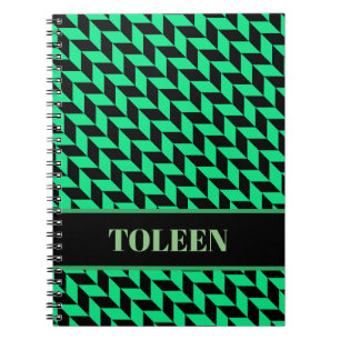 Personalised Colourful Pattern Notebook
