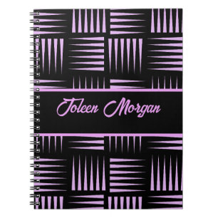 Personalised Colourful Pattern Notebook