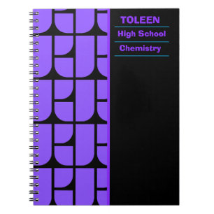 Personalised Colourful Pattern Notebook