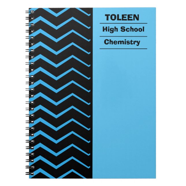 Personalised Colourful Pattern                  Notebook (Front)