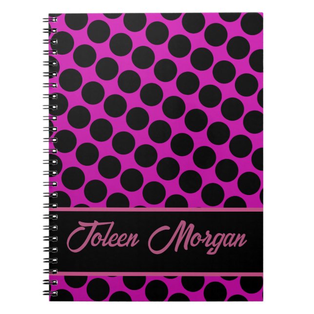 Personalised Colourful Pattern                  Notebook (Front)