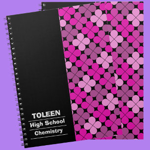 Personalised Colourful Pattern Notebook