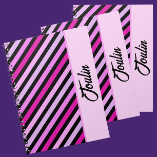 Personalised Colourful Pattern Notebook