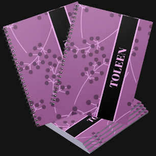 Personalised Colourful Pattern Notebook