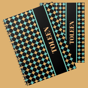 Personalised Colourful Pattern Notebook