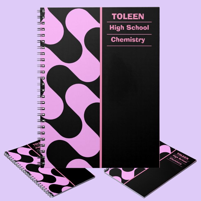 Personalised Colourful Pattern                  Notebook (Creator Uploaded)