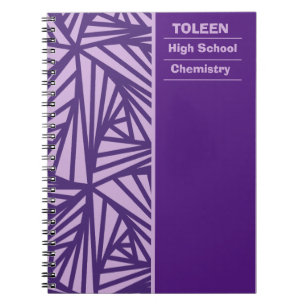 Personalised Colourful Pattern Notebook