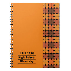 Personalised Colourful Pattern Notebook