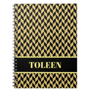 Personalised Colourful Pattern Notebook