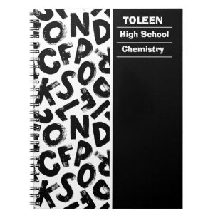Personalised Colourful Pattern Notebook