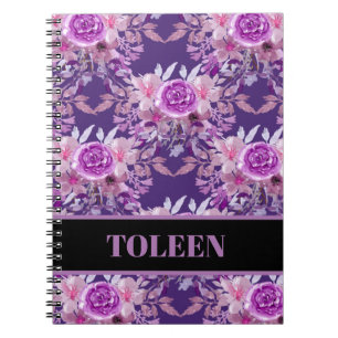 Personalised Colourful Pattern Notebook