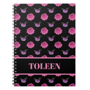 Personalised Colourful Pattern Notebook