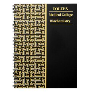 Personalised Colourful Pattern Notebook